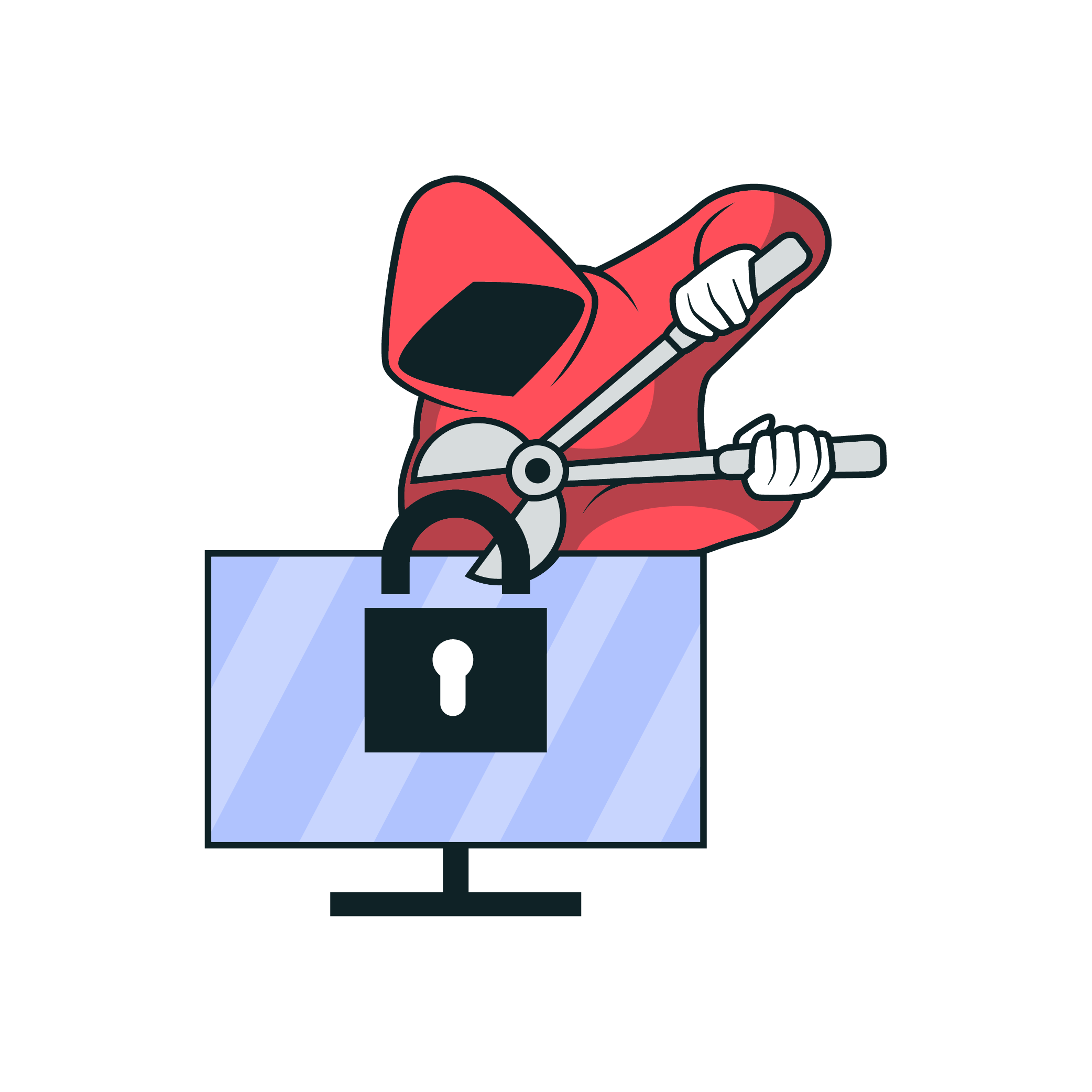 Illustration d'une arnaque informatique
